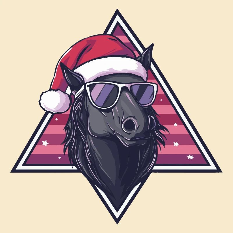 Cheval Noël Cool