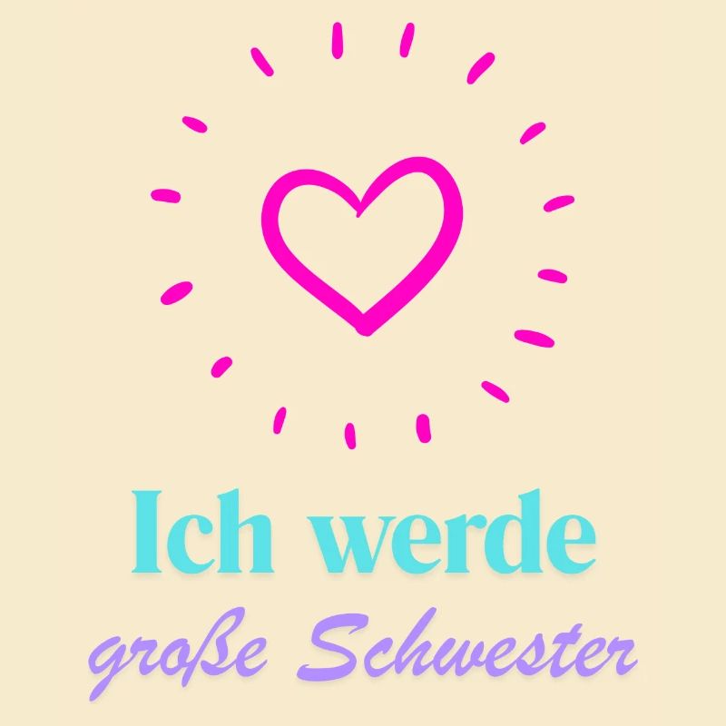 Ich werde große Schwester von einer Schwester
