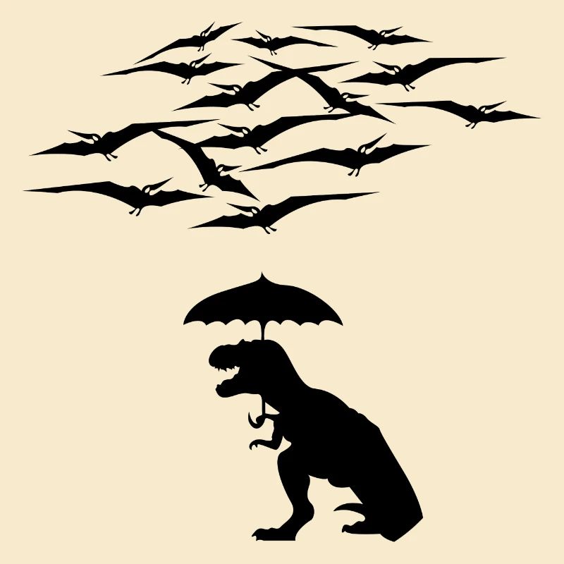 Trex vs the pterodactyls