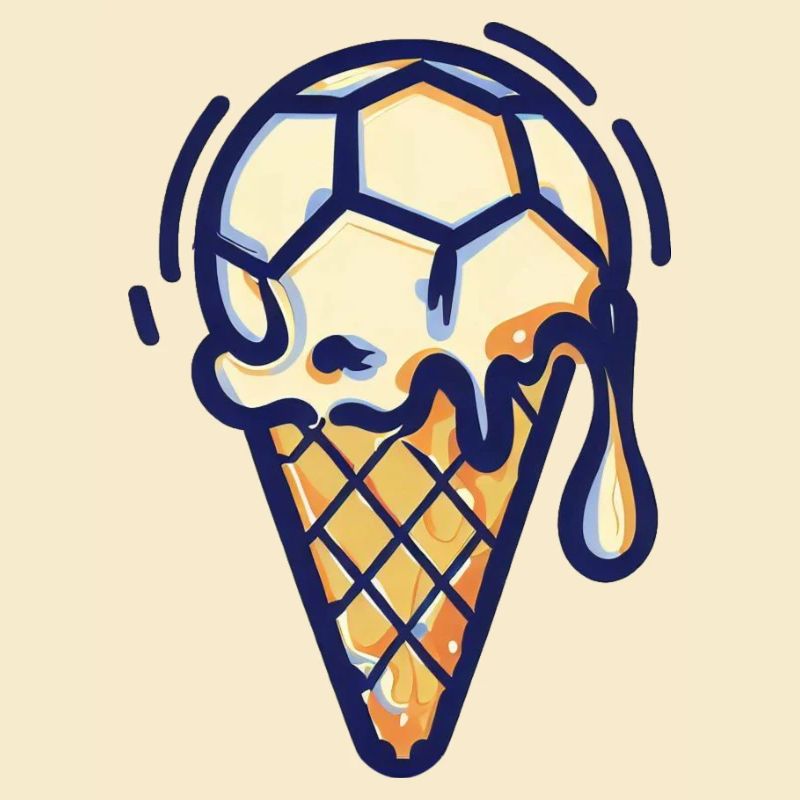 Melting Football Ice