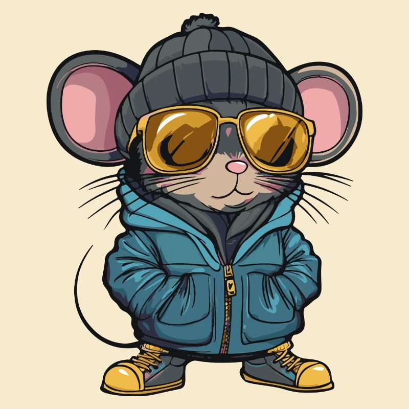 Mouse Winter Comic