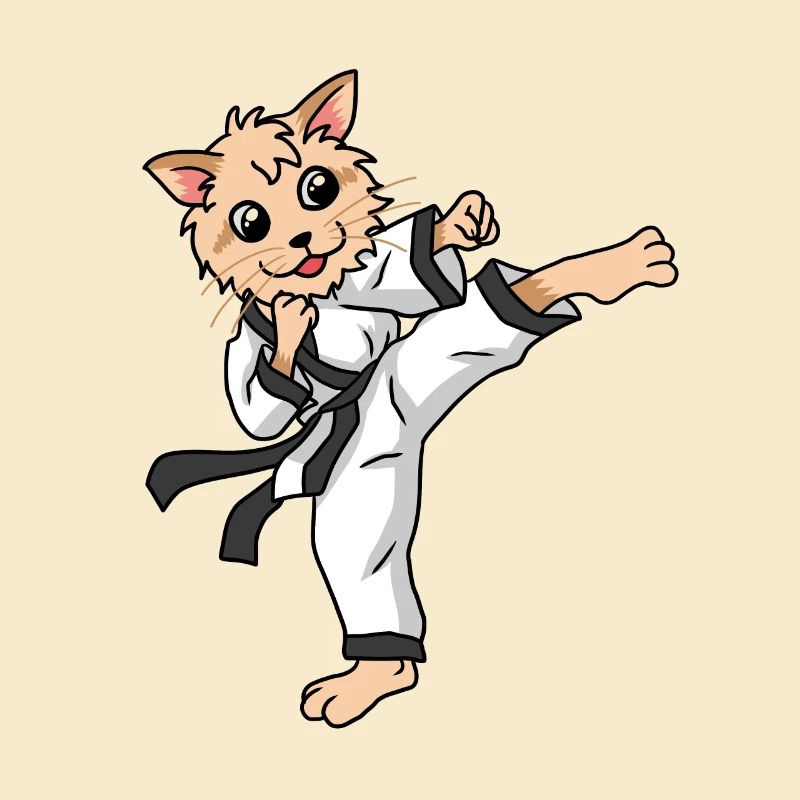 Karate Katze