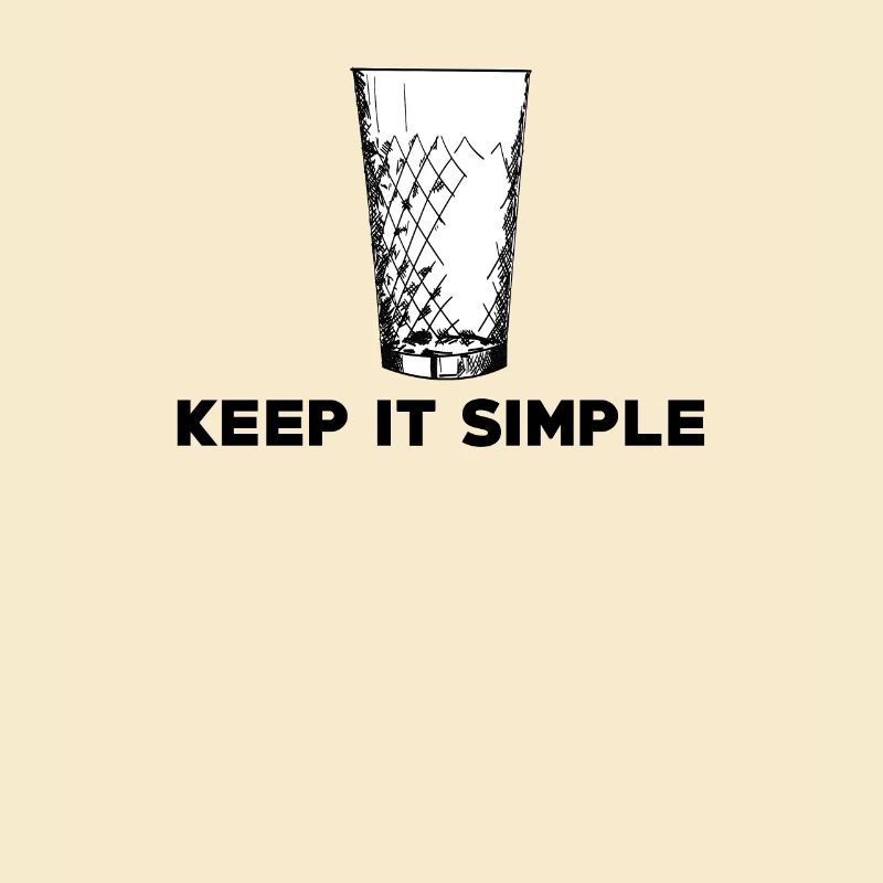 keep it simple Apfelweinglas Gerippte