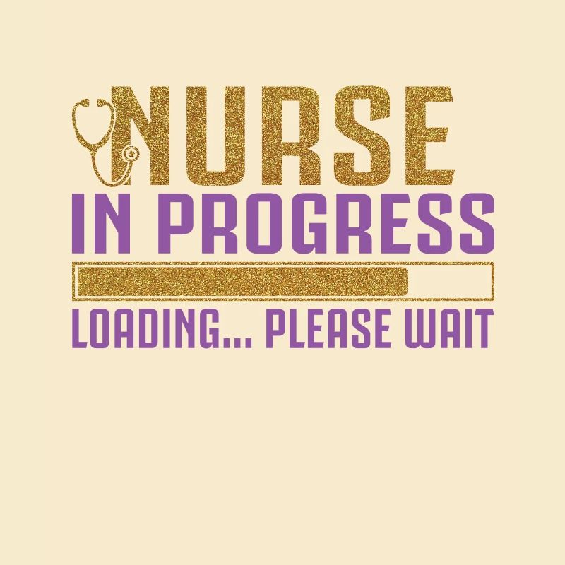 Nurse In Progress Loading Please Wait Funny