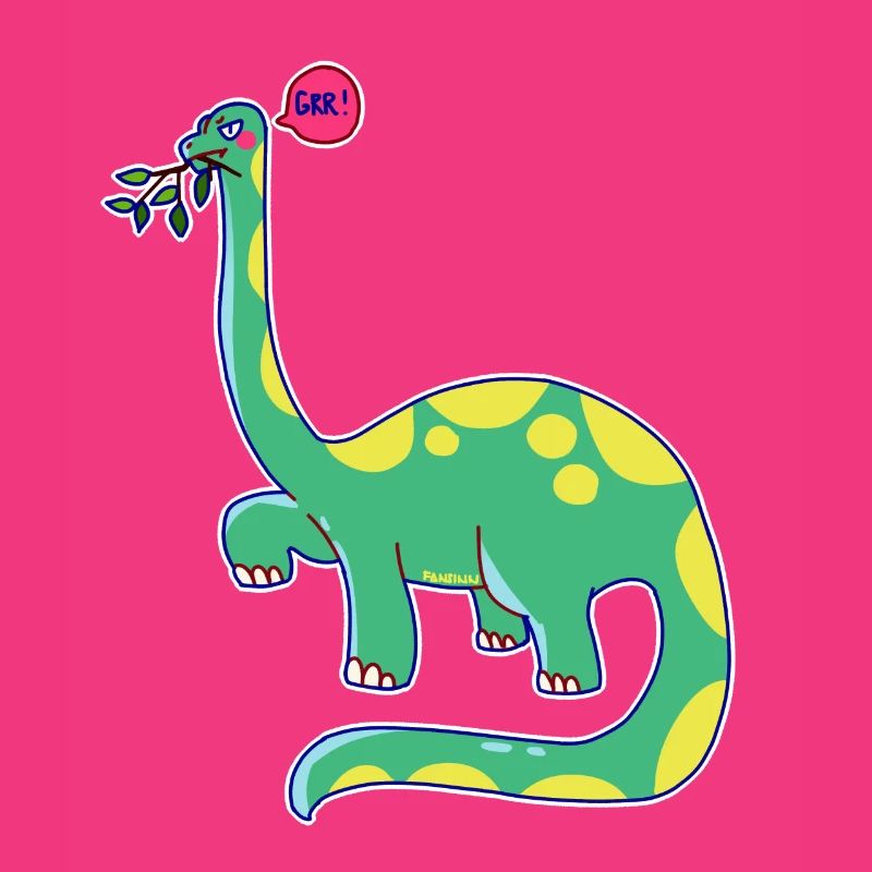 Dinosaur is in a bad mood