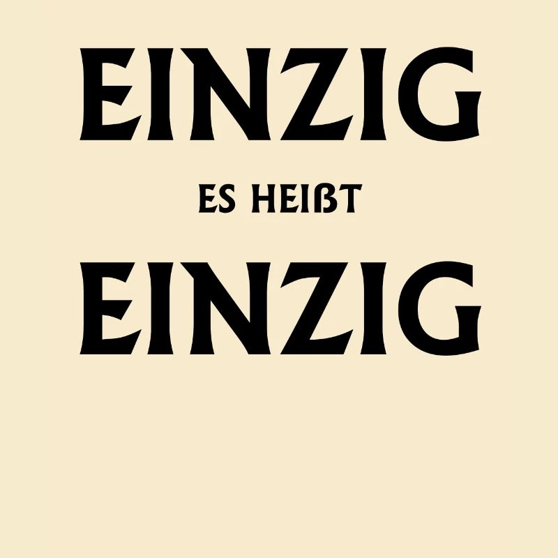 einzig einzigst sprache Lehrer