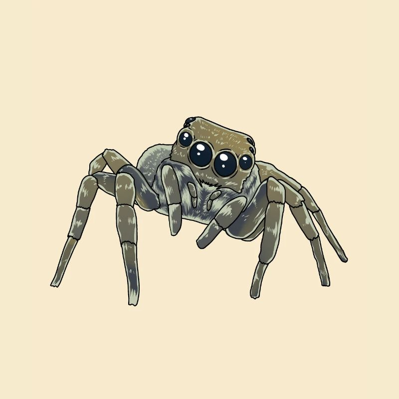 Horror Spider Phobia Panic Spider Halloween