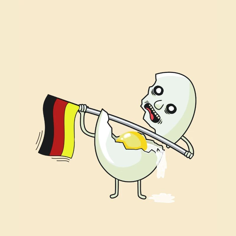 German Soft Egg Germany Flag Fun Flag