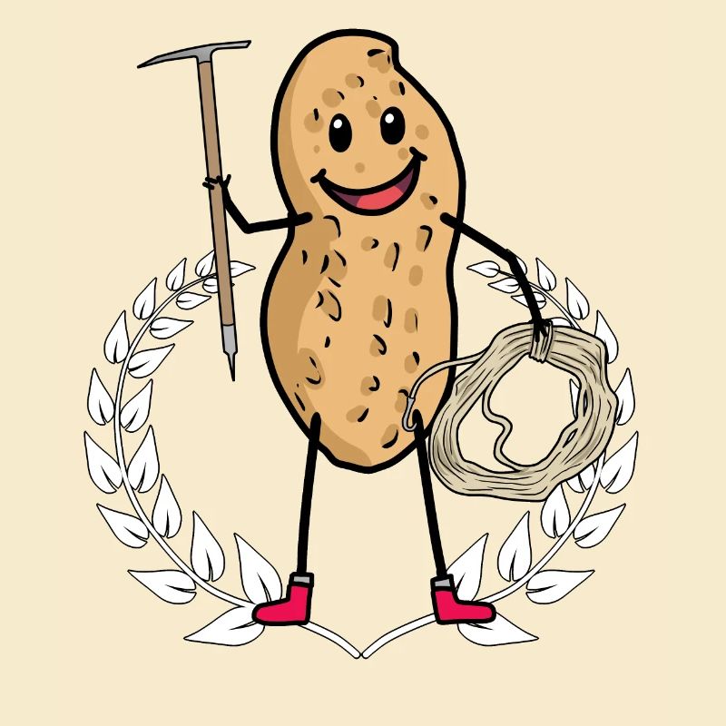 Peanut climber extreme athlete peanut