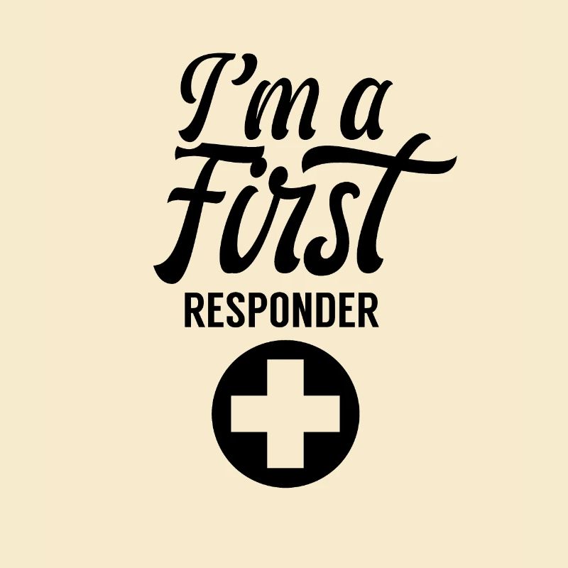 Ich bin ein Ersthelfer First Responder Notfall