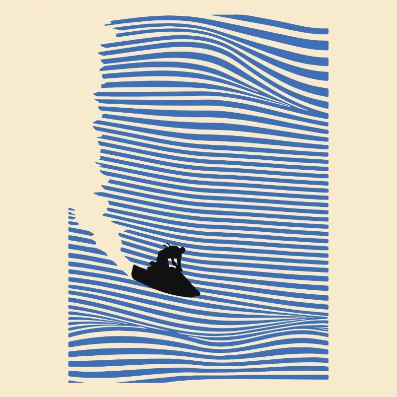 Jet ski wave