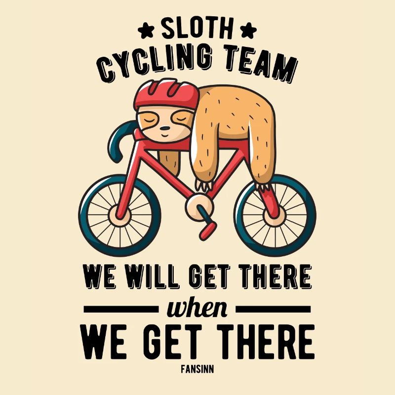 Sloth Cycling Team We Will Get There