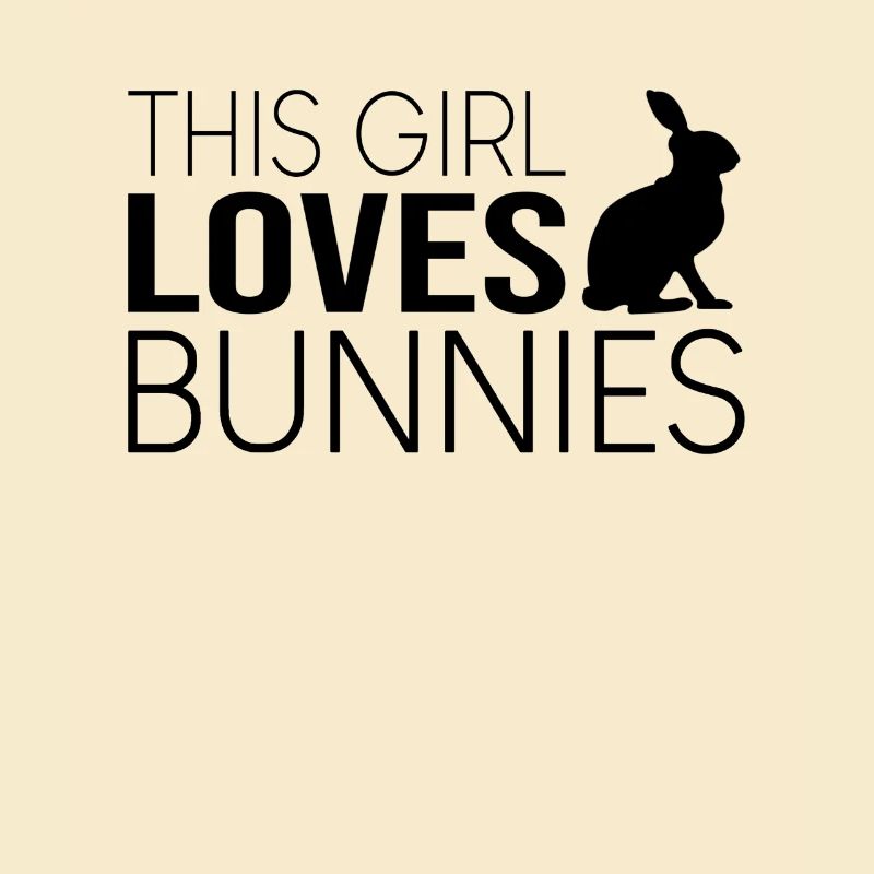 Mädchen Hase Spruch