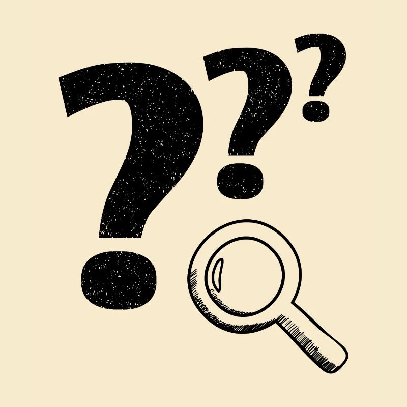 Loupe point d’interrogation