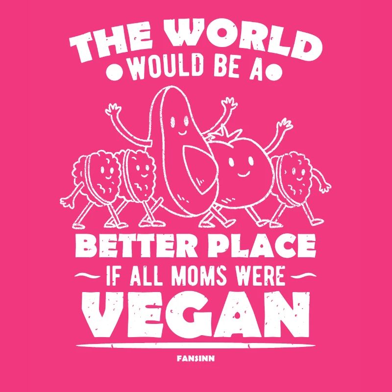 vegane Mutter tolle Welt Veganismus Gemüse