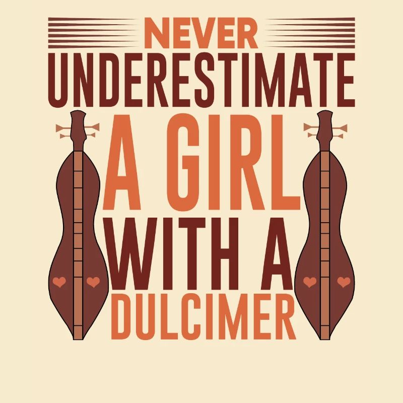 Instrument Dulcimer Mädchen