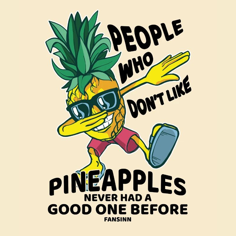 dabbing pineapple