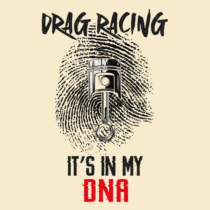 Empreinte digitale de voiture de course de dragster
