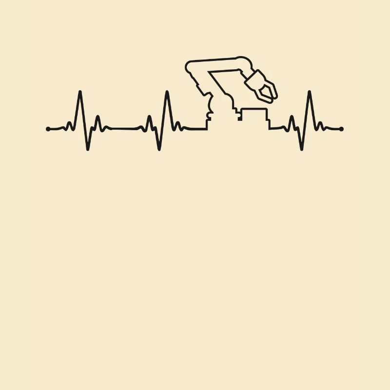Robot Robotics Engineer Heartbeat