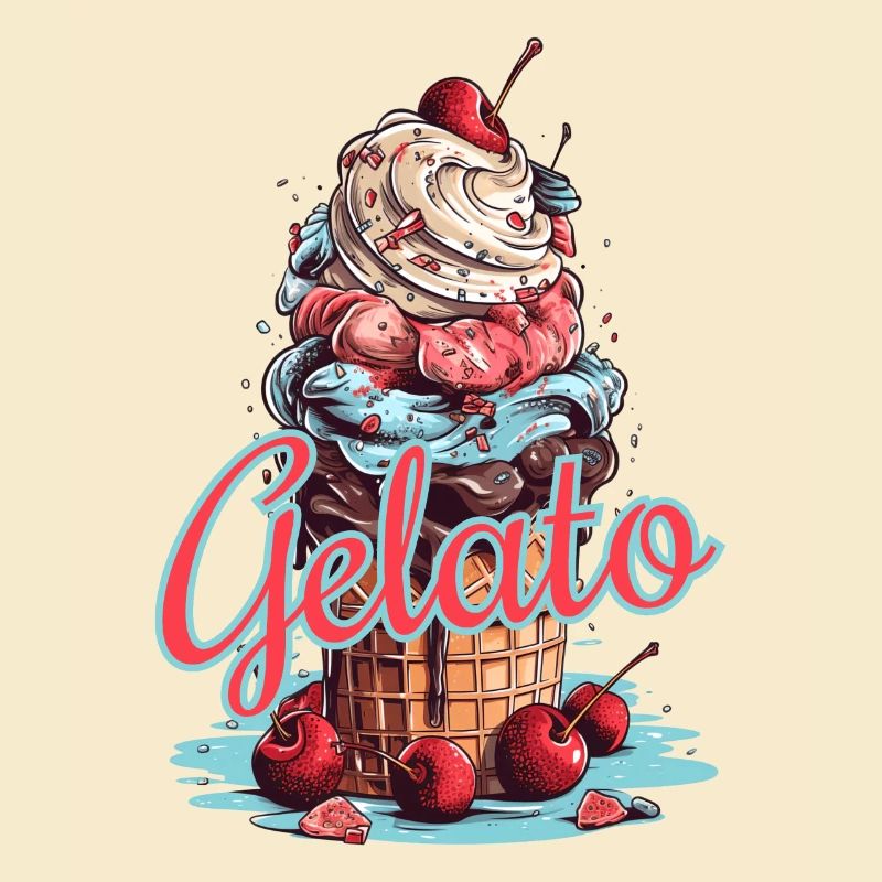 Gelato Eis Eiscreme Eisdiele