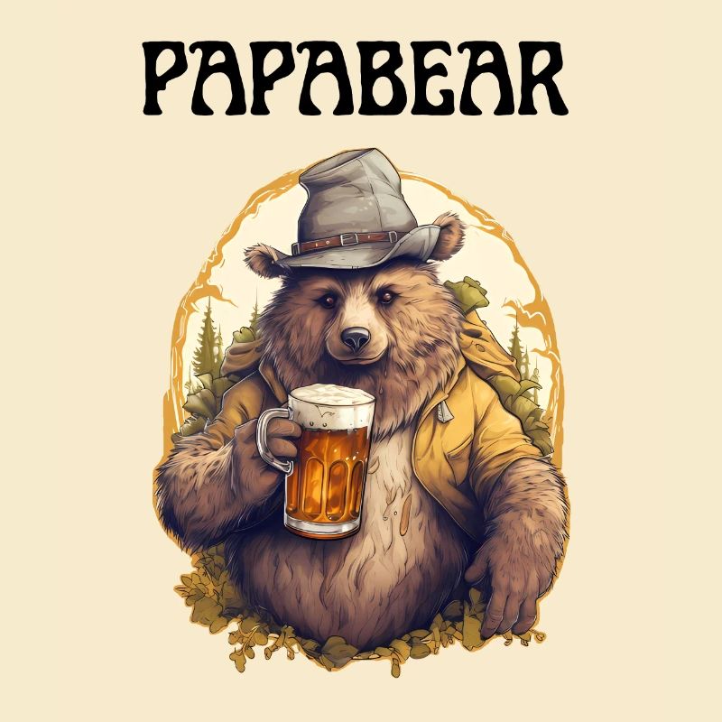Papa Bear proud Daddy stolzer Vater