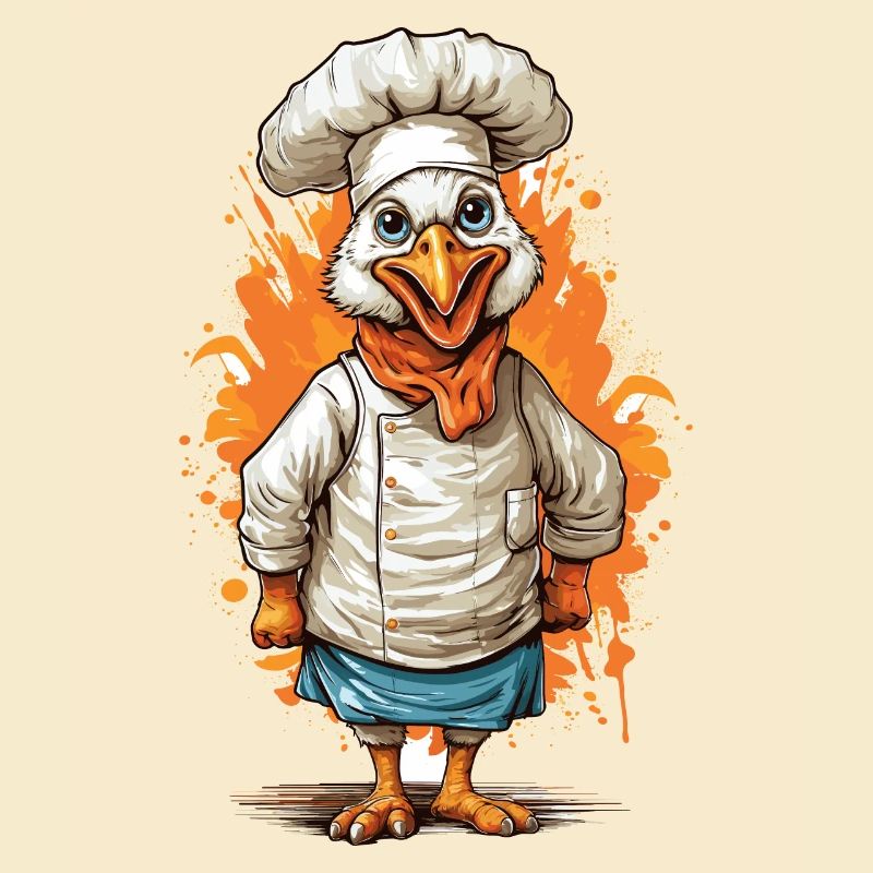 Cool dinde Chef joyeux cadeau de Thanksgiving