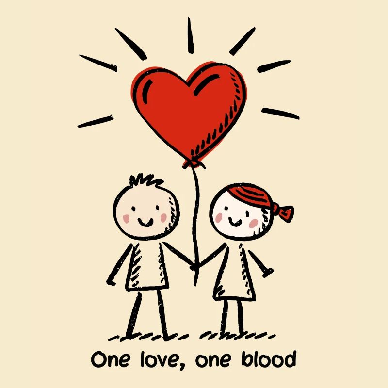 Stick Figure Lovers Couple Valentine's Day