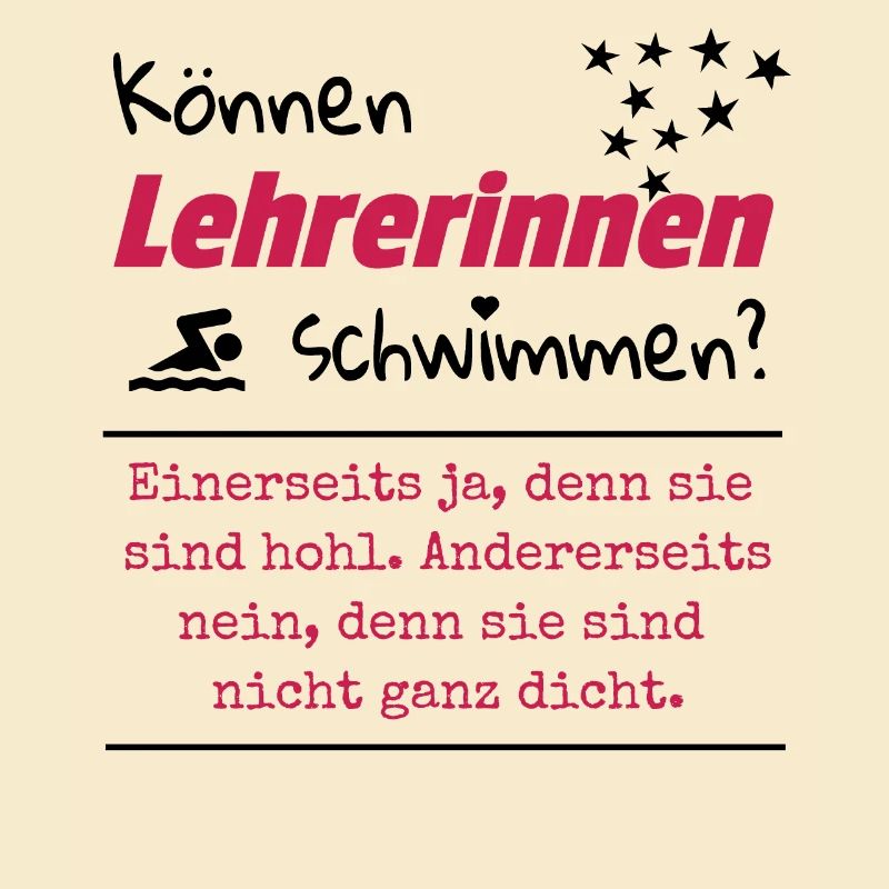 Lehrerin Witz Geschenk Idee