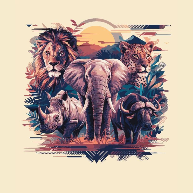 Big Five – La faune majestueuse d’Afrique
