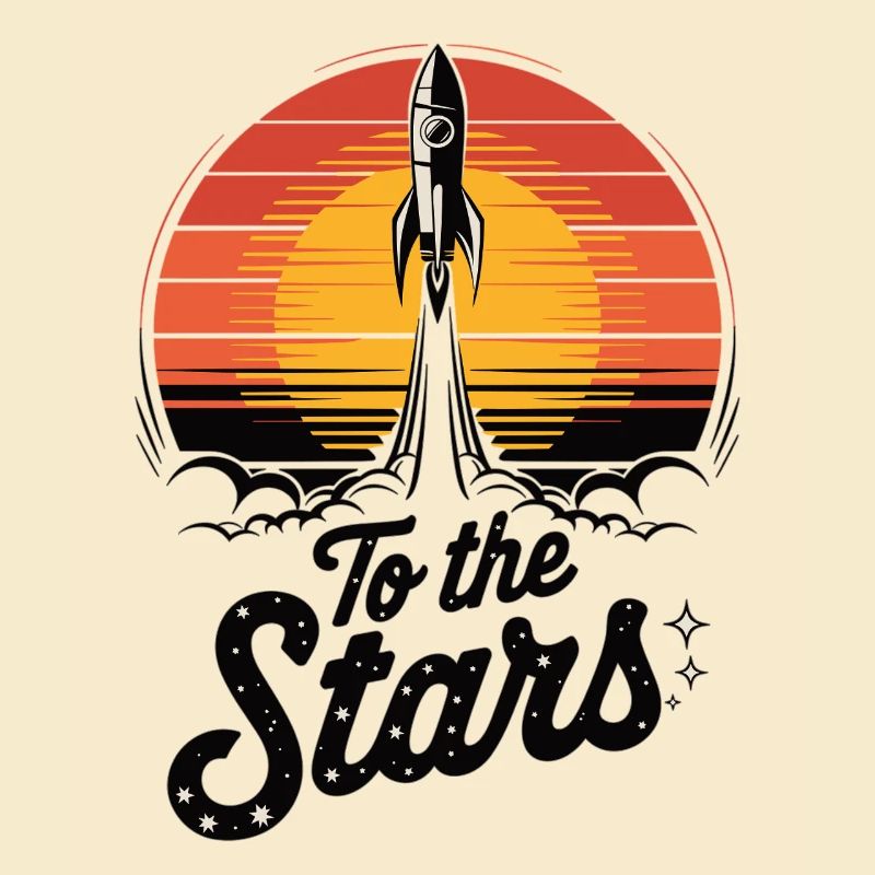 Rocket launch into space