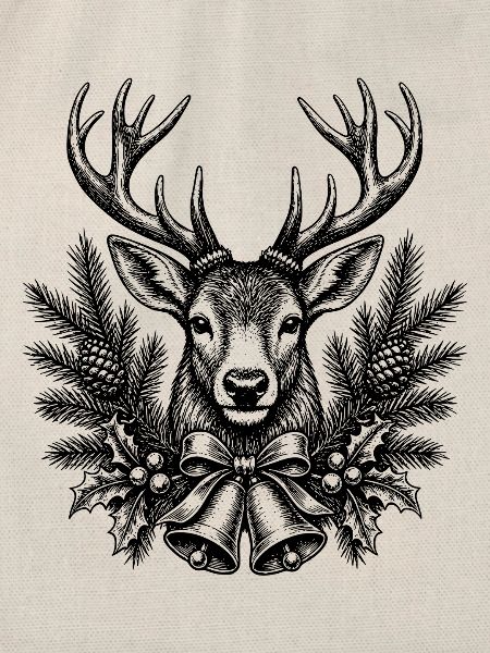 Weihnachten Hirsch