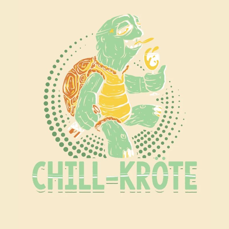 Chill Toad Relaxation & Humor Design