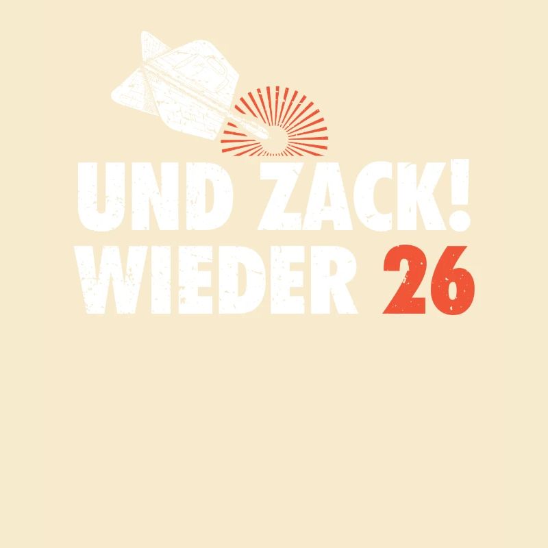 Darts Player Humor Zack 26 Tee