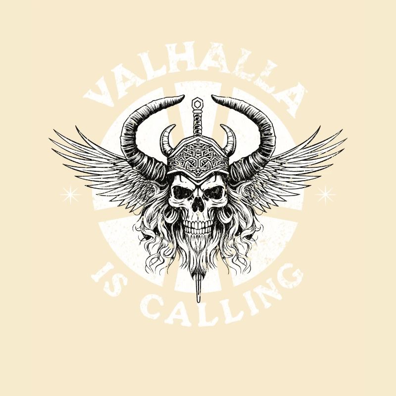 Valhalla Ruf Wikinger Krieger Shirt