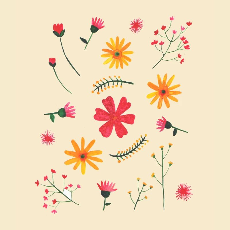 Flowers pattern
