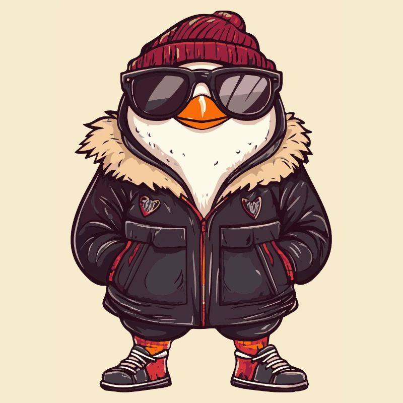 Penguin Winter Comic