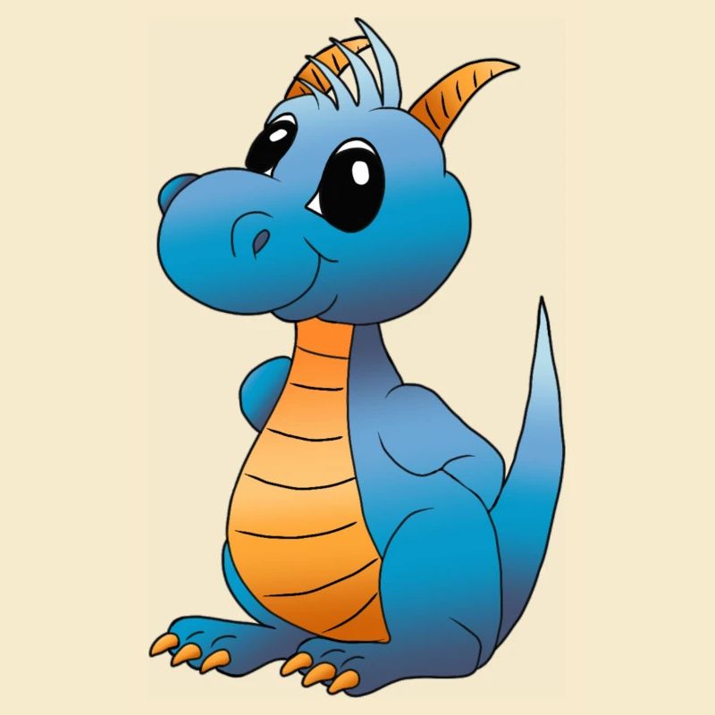 Blauer Drache