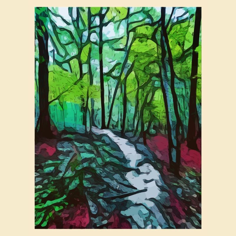 Wald Gemälde