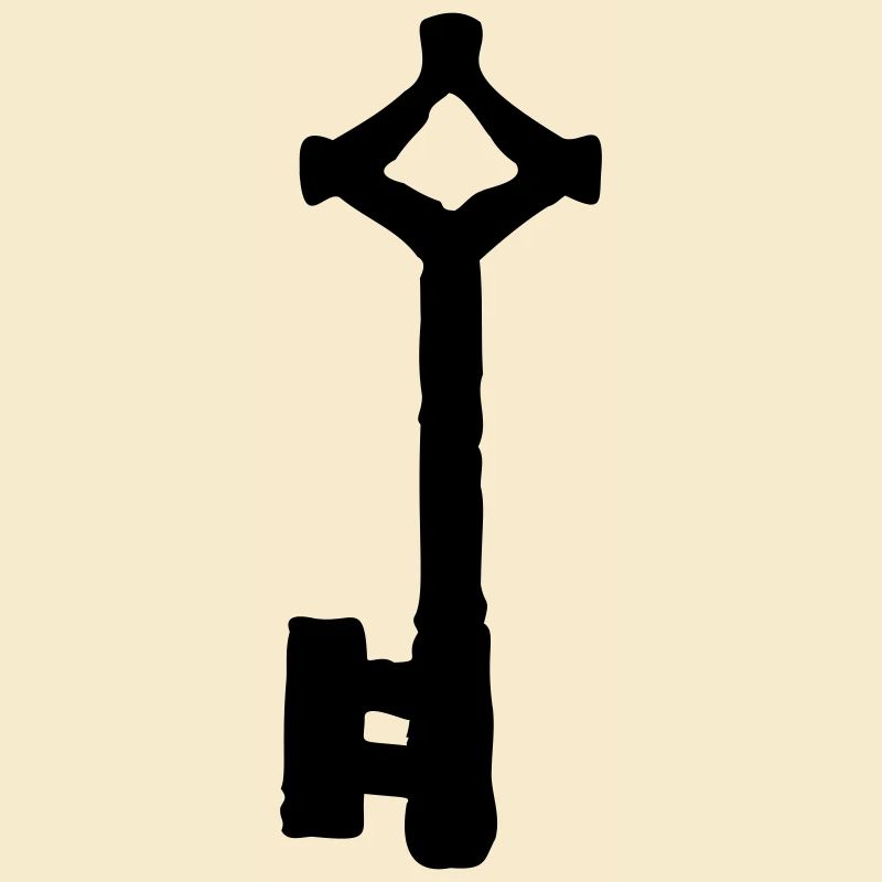 Uraltes Schlüsselamulett