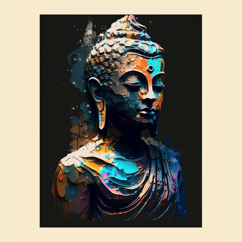 Abstract Buddha Statue