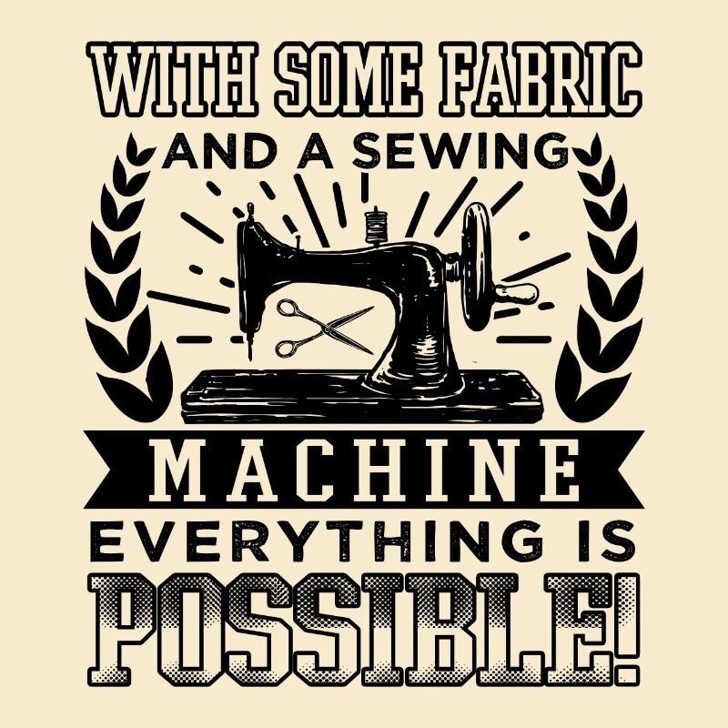 With Some Fabric And A Sewing Machine