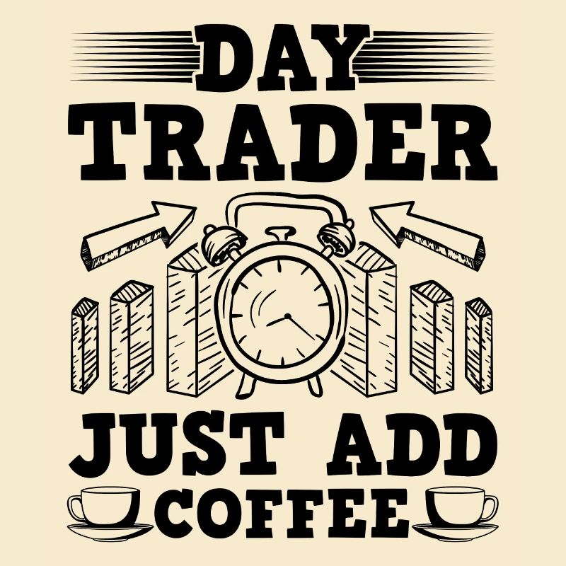 Day Trader il suffit d’ajouter un café drôle de cotation de trading