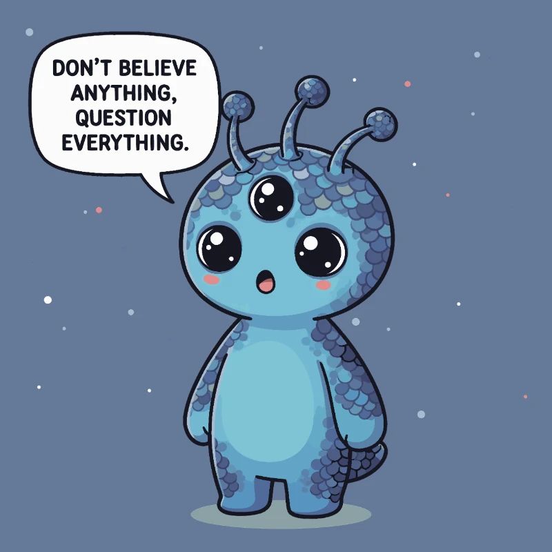 Cute Alien: Statement - Question everything