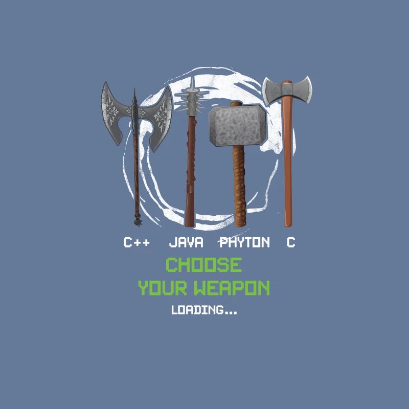 Funny Coder Programmer Entwickler Geeks Waffe