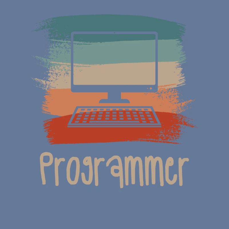 Retro Vintage Programmer Computer Programming