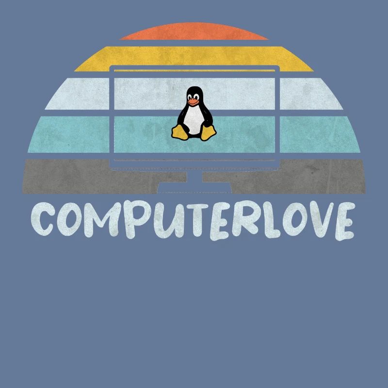 PROGRAMMATEUR LINUX PENGUIN TUX PC COMPUTERLOVE