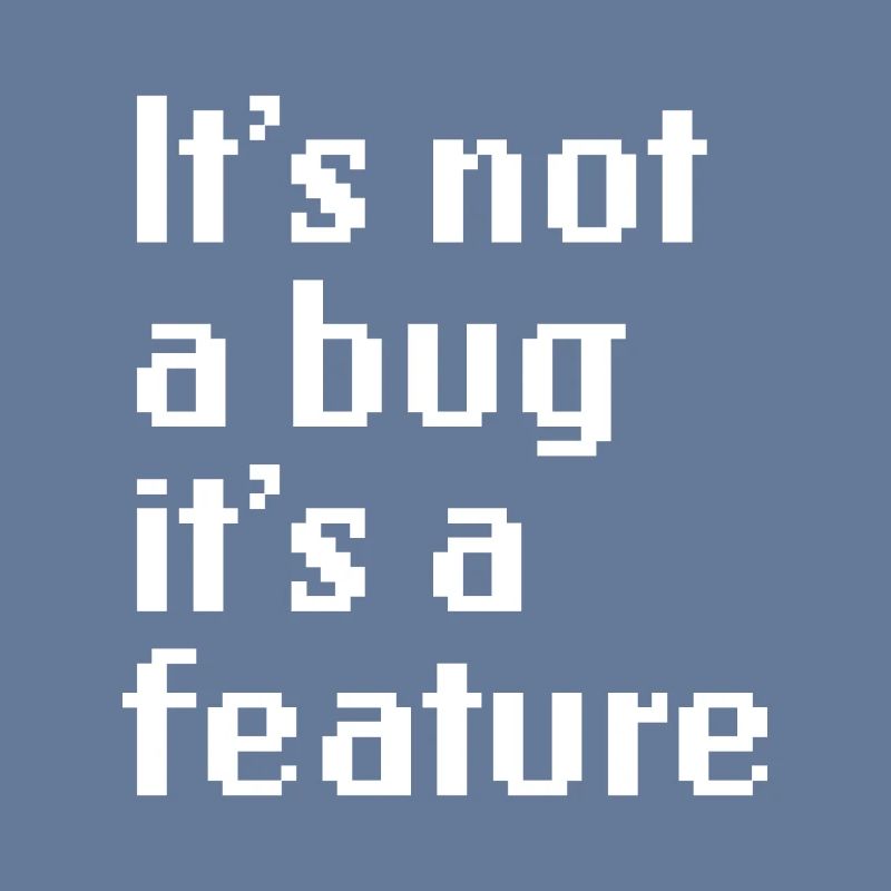 It's Not A Bug It's A Feature Web App Developer