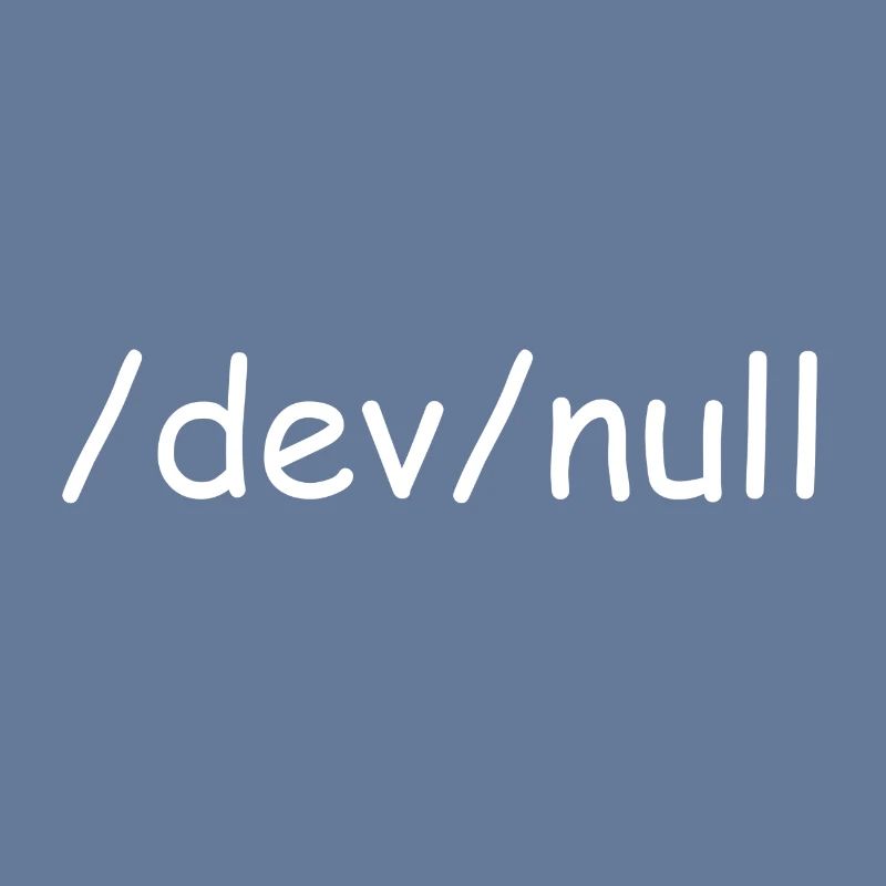 Nulldevice /dev/null Unix Geschenk
