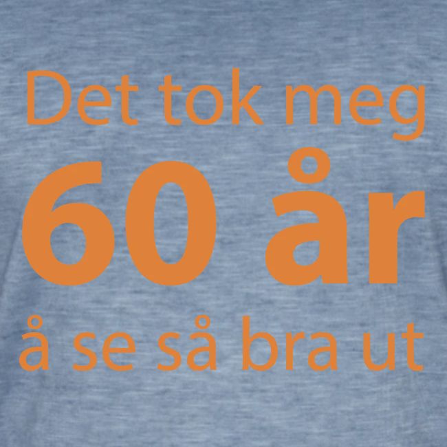 det tok meg 60 a r