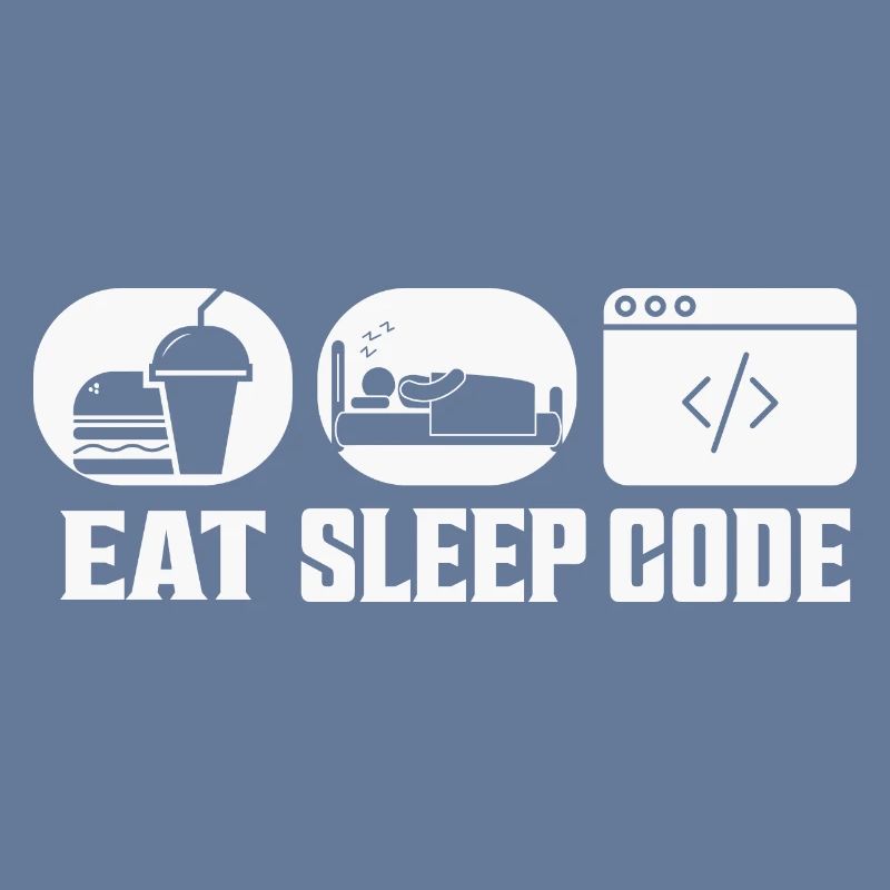 Eat Sleep Code Software Coding